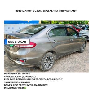 2019 Maruti Suzuki Ciaz Alpha (Top Variant)